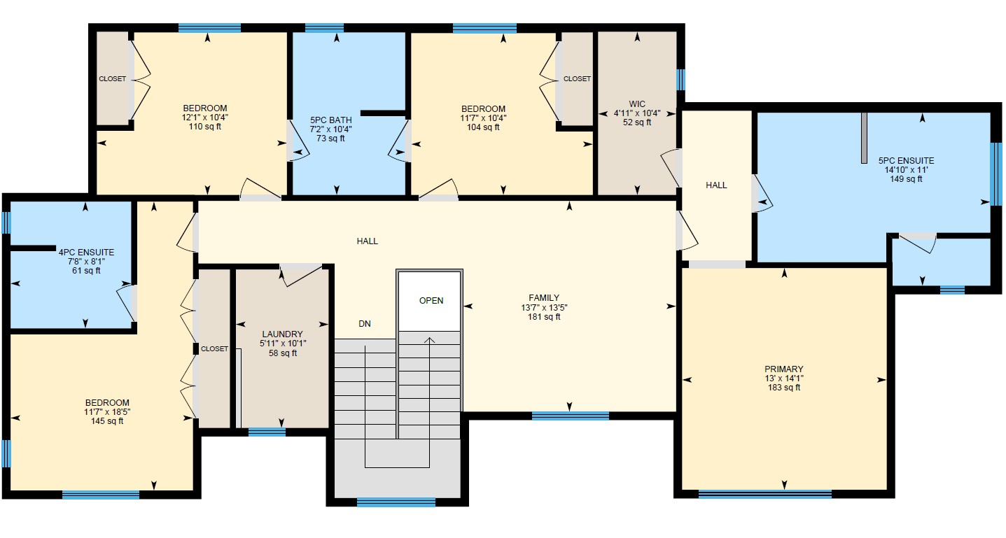 Upper Floor Plan